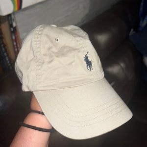 Tan Polo Ralph Lauren Baseball Cap